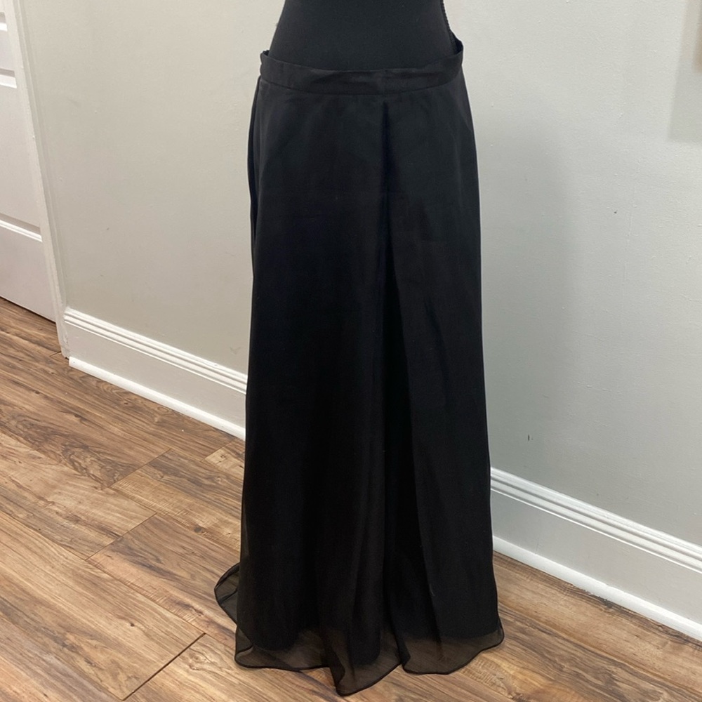 JBS Long black skirt fully lined maxi with elastic waist size 18W